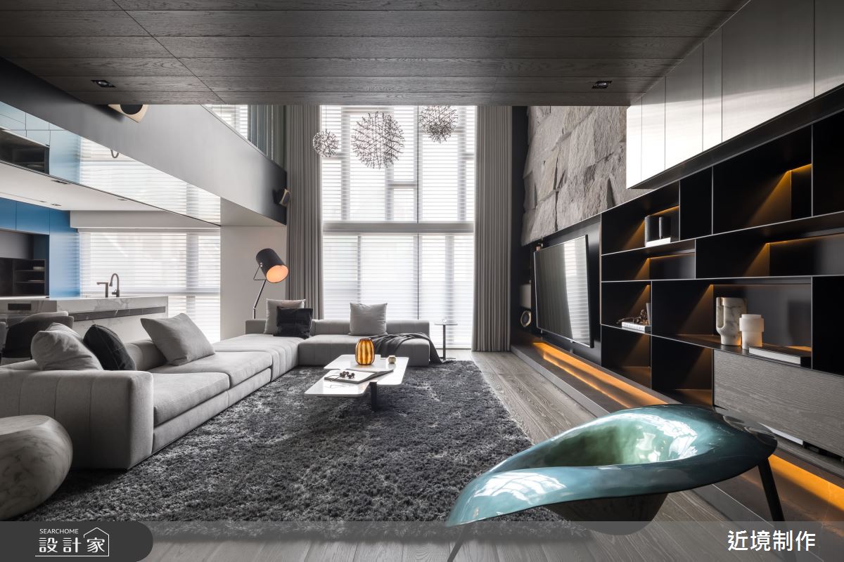 95坪新成屋(5年以下)＿現代風客廳案例圖片＿近境制作＿近境制作_96之10