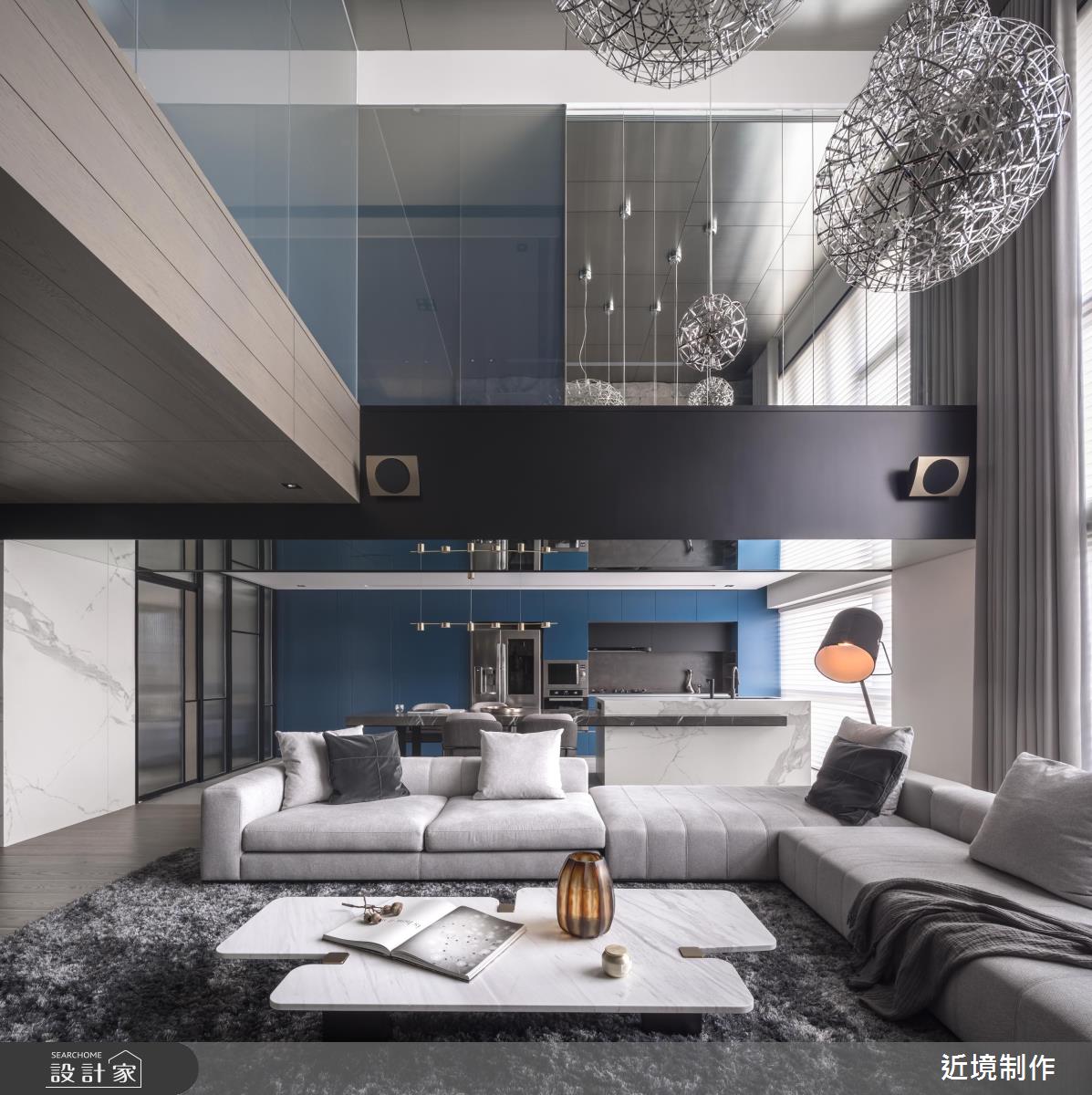 95坪新成屋(5年以下)＿現代風客廳案例圖片＿近境制作＿近境制作_96之11