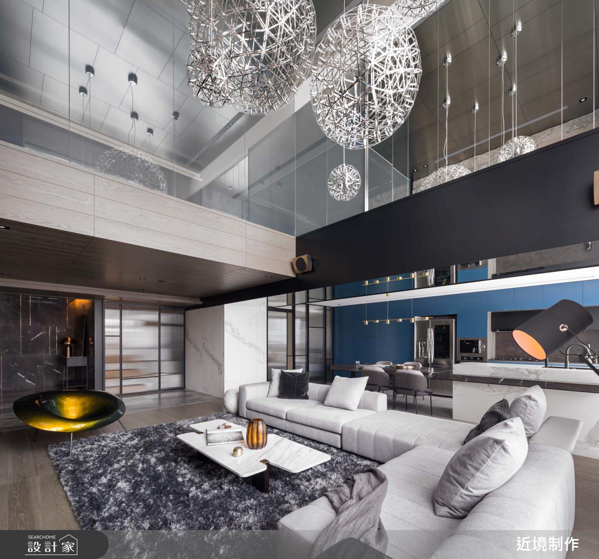 95坪新成屋(5年以下)＿現代風客廳案例圖片＿近境制作＿近境制作_96之12