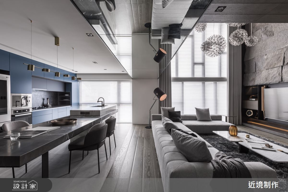 95坪新成屋(5年以下)＿現代風客廳案例圖片＿近境制作＿近境制作_96之15
