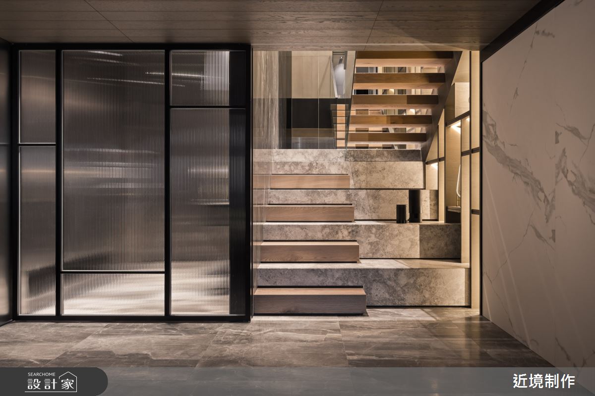 95坪新成屋(5年以下)＿現代風樓梯案例圖片＿近境制作＿近境制作_96之27