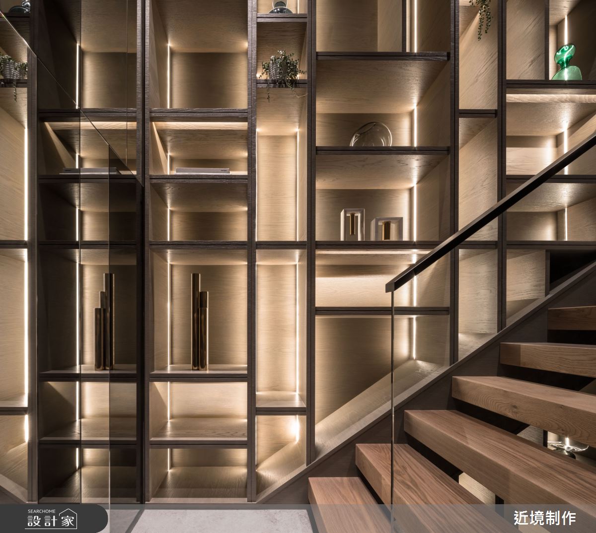 95坪新成屋(5年以下)＿現代風樓梯案例圖片＿近境制作＿近境制作_96之28