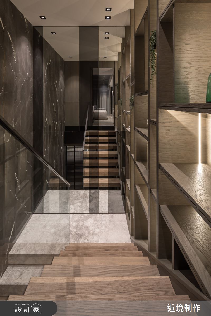 95坪新成屋(5年以下)＿現代風樓梯案例圖片＿近境制作＿近境制作_96之30