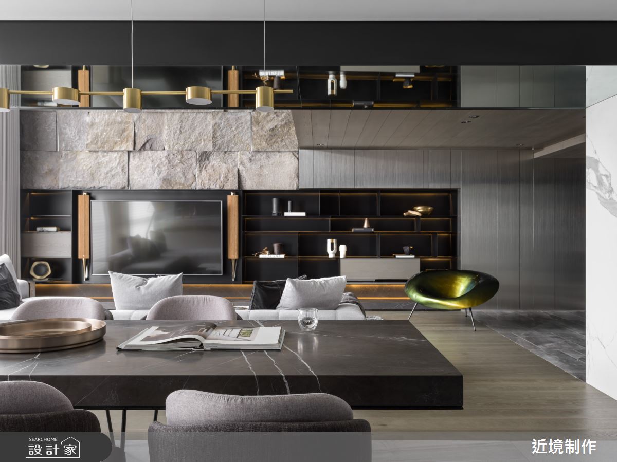 95坪新成屋(5年以下)＿現代風客廳案例圖片＿近境制作＿近境制作_96之32