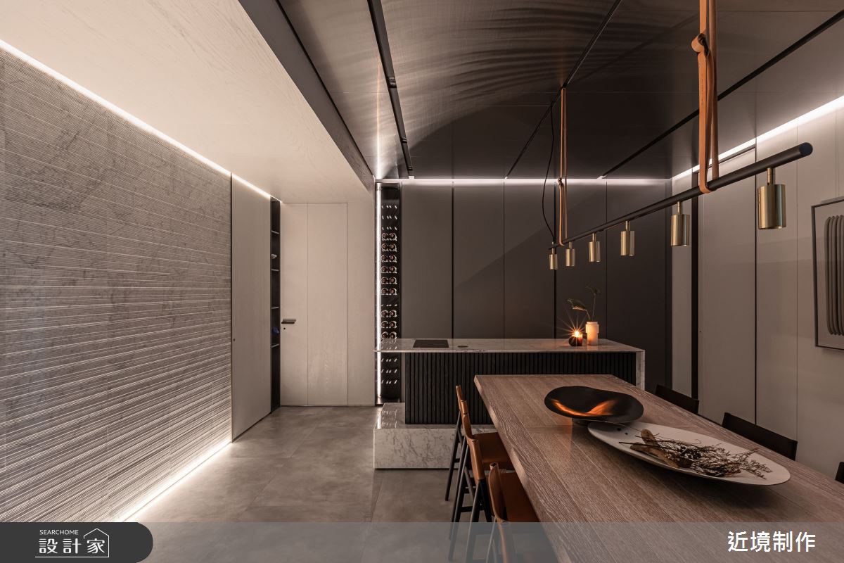 56坪新成屋(5年以下)＿現代風餐廳中島案例圖片＿近境制作＿近境制作_102之2