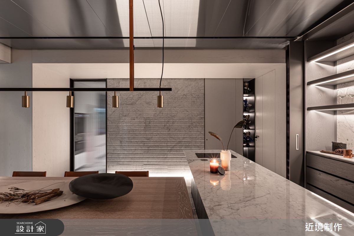 56坪新成屋(5年以下)＿現代風餐廳中島案例圖片＿近境制作＿近境制作_102之6