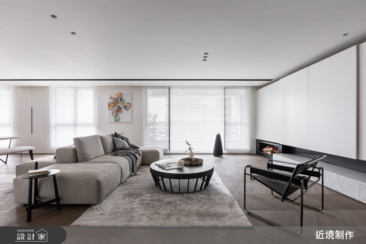70坪新成屋(5年以下)＿簡約風客廳案例圖片＿近境制作＿近境制作_103之31