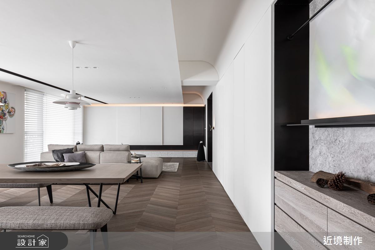 70坪新成屋(5年以下)＿簡約風客廳餐廳案例圖片＿近境制作＿近境制作_103之2