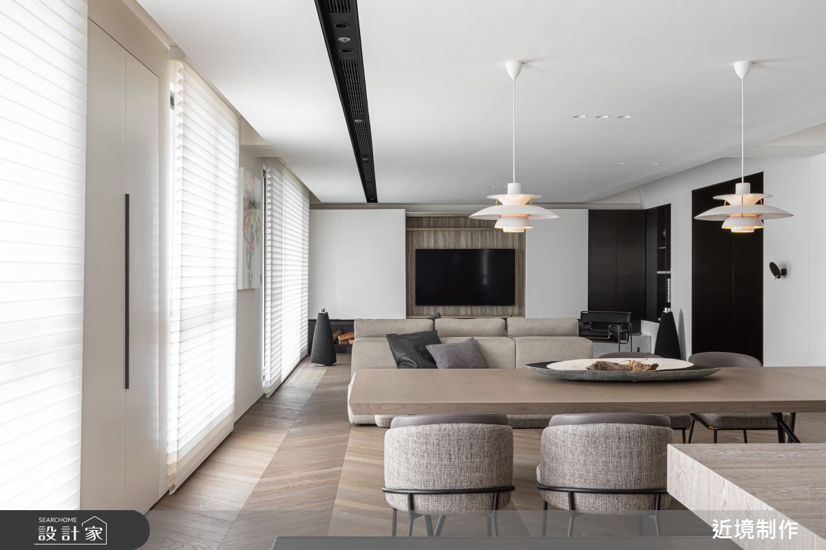 70坪新成屋(5年以下)＿簡約風客廳餐廳案例圖片＿近境制作＿近境制作_103之7