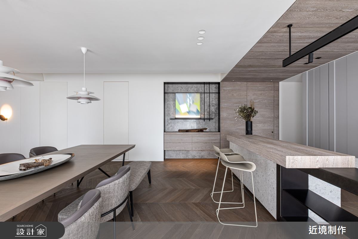 70坪新成屋(5年以下)＿簡約風餐廳中島案例圖片＿近境制作＿近境制作_103之9
