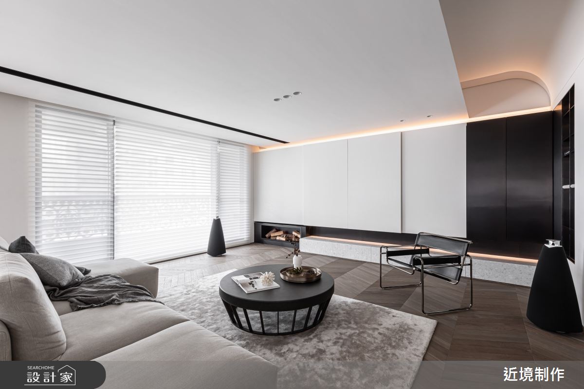 70坪新成屋(5年以下)＿簡約風客廳案例圖片＿近境制作＿近境制作_103之11