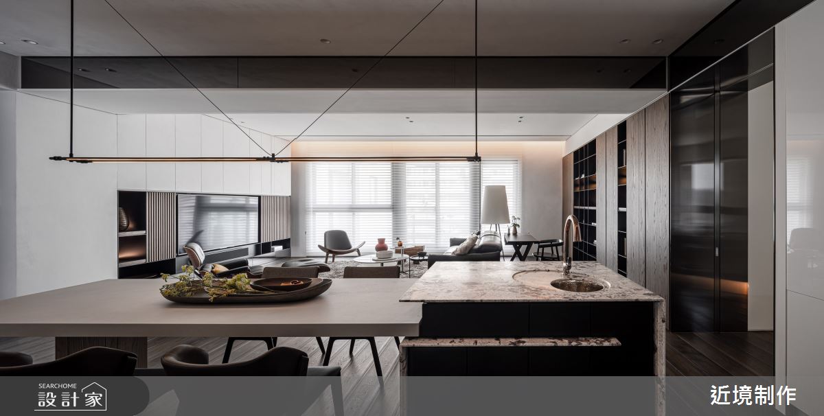 52坪新成屋(5年以下)＿現代風客廳中島案例圖片＿近境制作＿近境制作_105之15