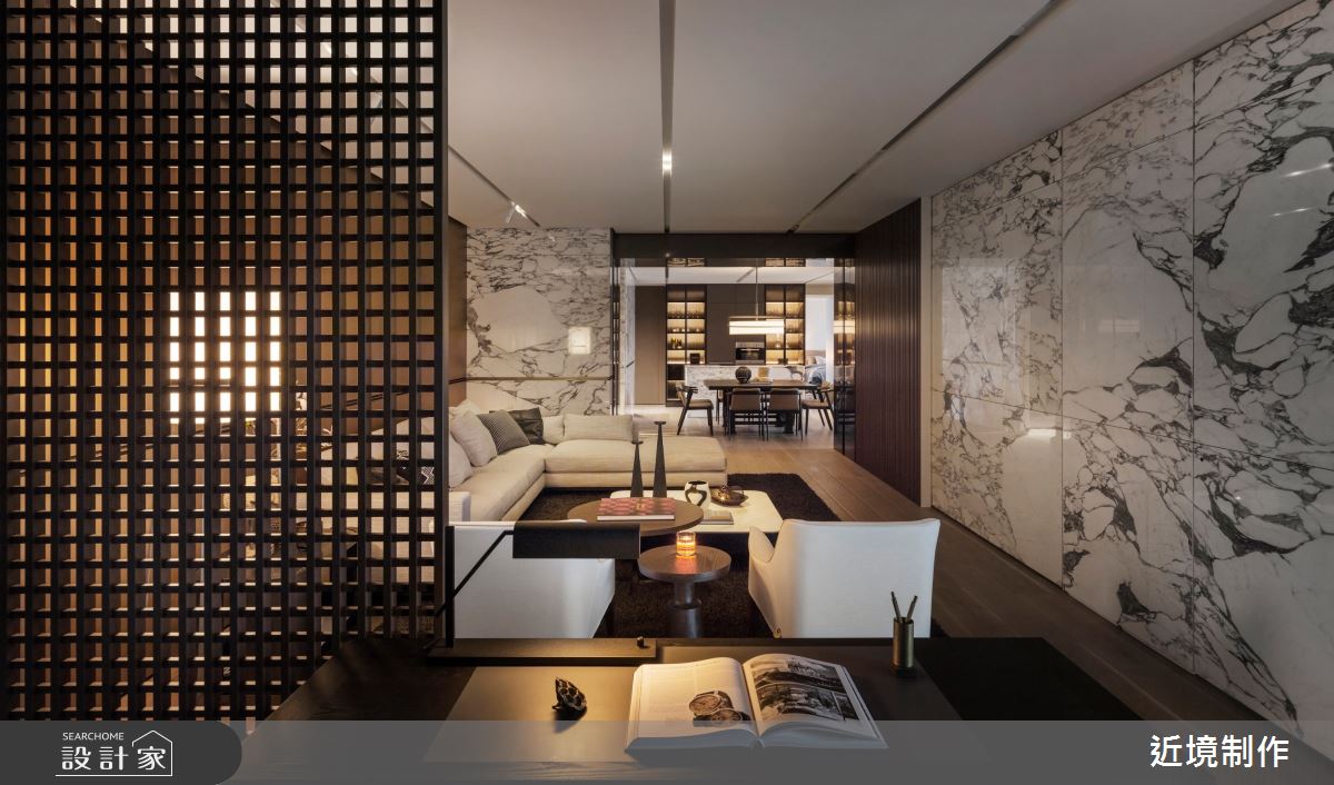 105坪新成屋(5年以下)＿奢華風客廳書房案例圖片＿近境制作＿近境制作_107之4