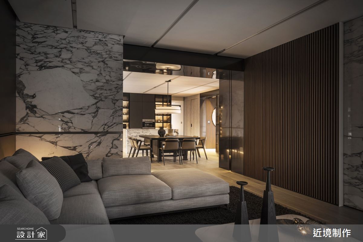 105坪新成屋(5年以下)＿奢華風客廳餐廳案例圖片＿近境制作＿近境制作_107之7