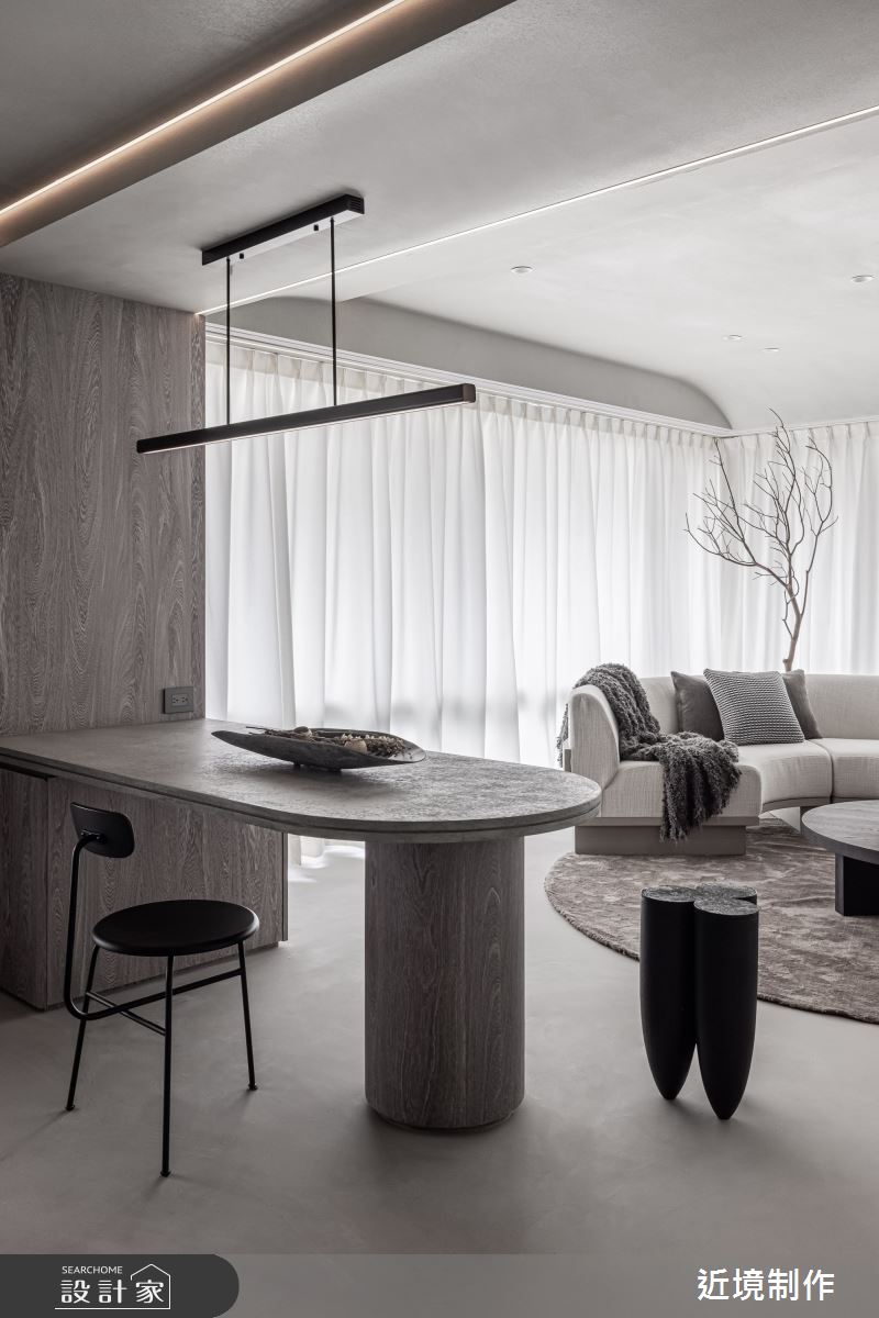42坪新成屋(5年以下)＿現代風客廳餐廳案例圖片＿近境制作＿近境制作_114之1
