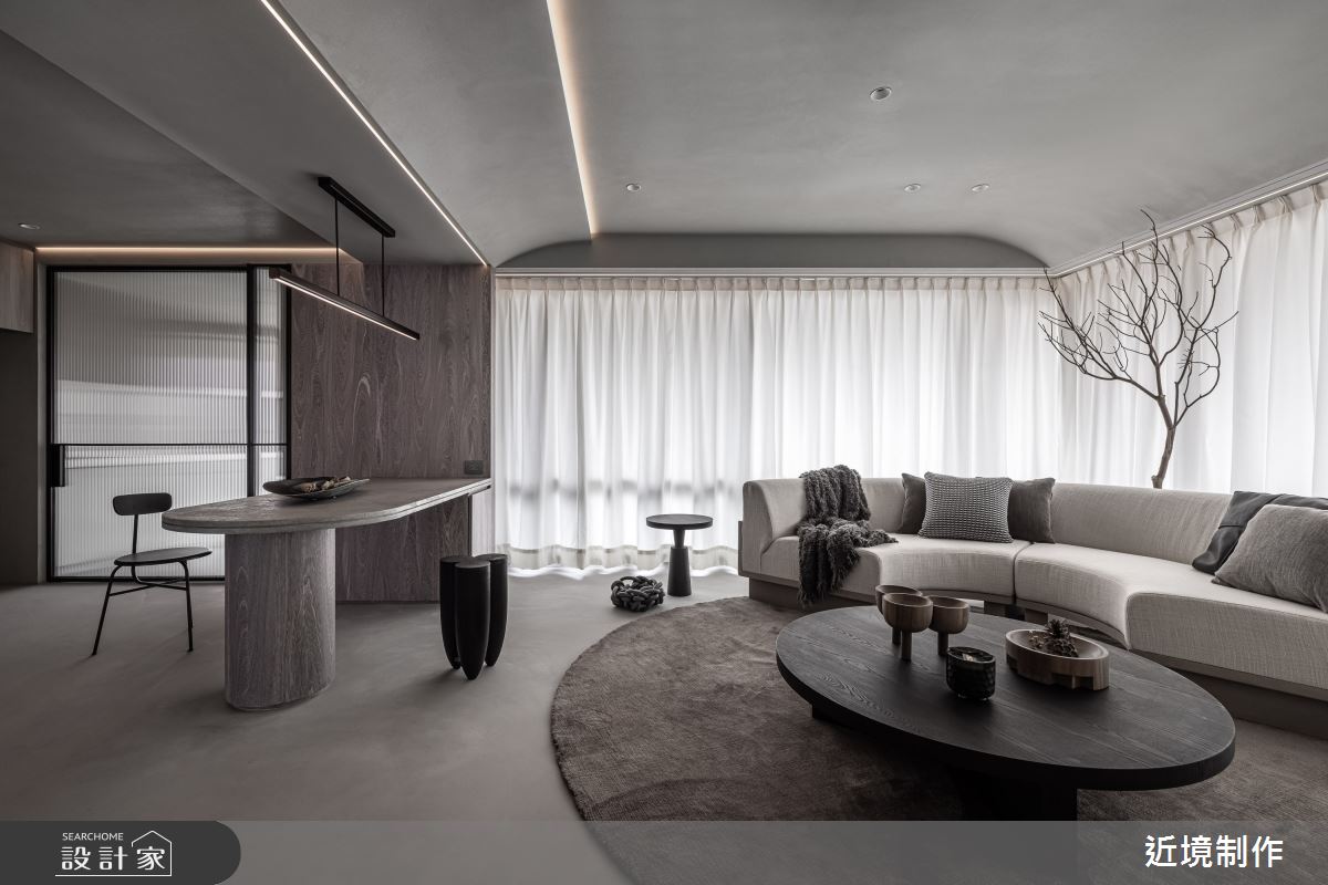 42坪新成屋(5年以下)＿現代風客廳餐廳案例圖片＿近境制作＿近境制作_114之2
