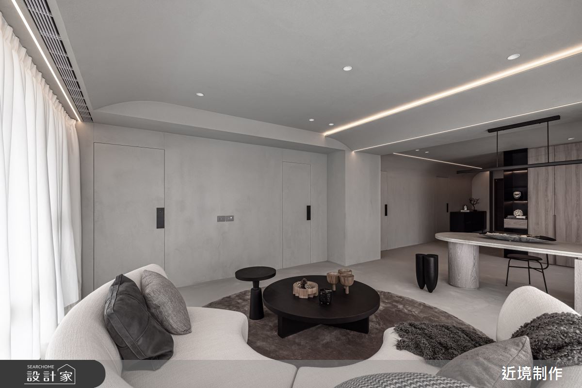 42坪新成屋(5年以下)＿現代風客廳案例圖片＿近境制作＿近境制作_114之4
