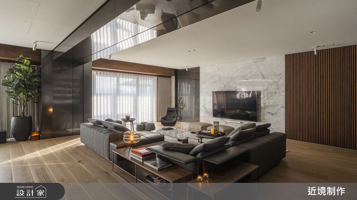 100坪新成屋(5年以下)＿現代風客廳案例圖片＿近境制作＿近境制作_127之31