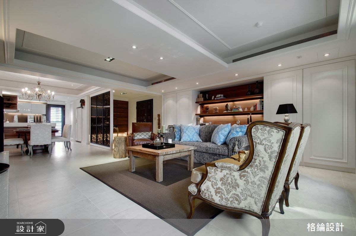 50坪中古屋(5~15年)＿混搭風客廳案例圖片＿格綸設計 Guru Interior Design Consultant＿格綸_01之4