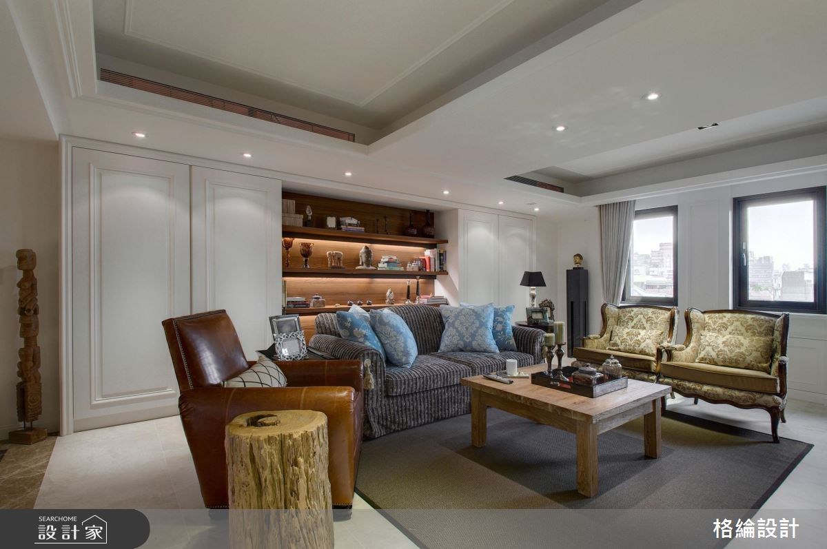 50坪中古屋(5~15年)＿混搭風客廳案例圖片＿格綸設計 Guru Interior Design Consultant＿格綸_01之5