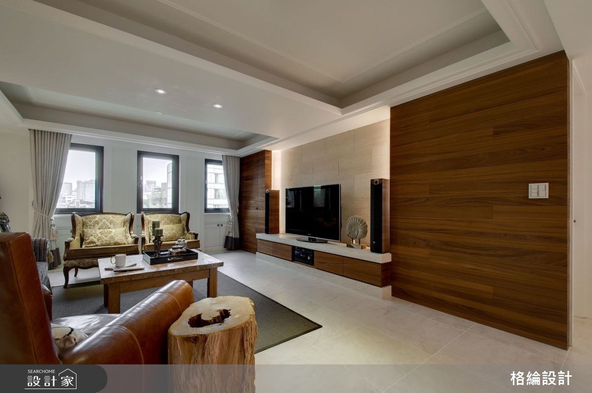 50坪中古屋(5~15年)＿混搭風客廳案例圖片＿格綸設計 Guru Interior Design Consultant＿格綸_01之9