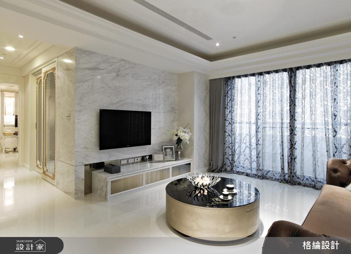 33坪新成屋(5年以下)＿新古典客廳案例圖片＿格綸設計 Guru Interior Design Consultant＿格綸_02之6