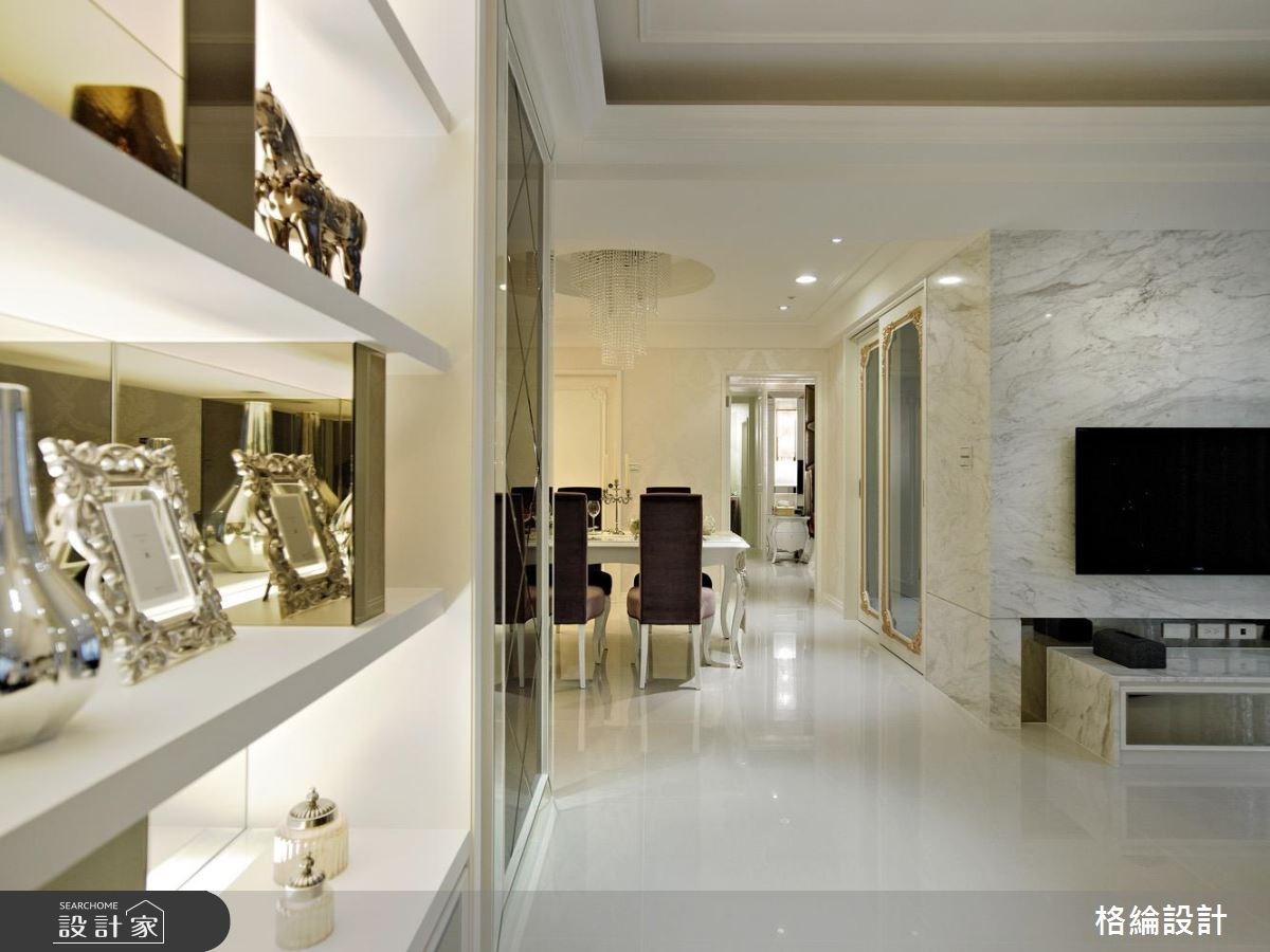 33坪新成屋(5年以下)＿新古典客廳餐廳案例圖片＿格綸設計 Guru Interior Design Consultant＿格綸_02之7