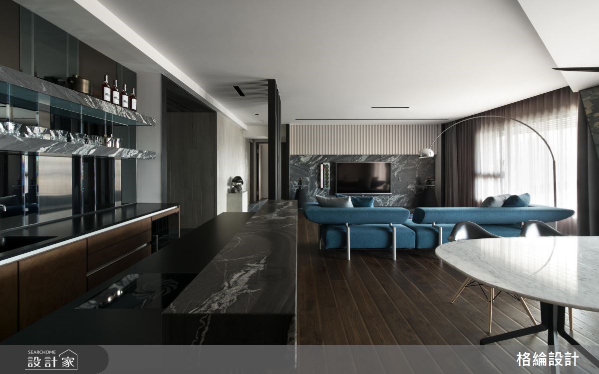 68坪新成屋(5年以下)＿現代風客廳餐廳吧檯案例圖片＿格綸設計 Guru Interior Design Consultant＿格綸_06之5