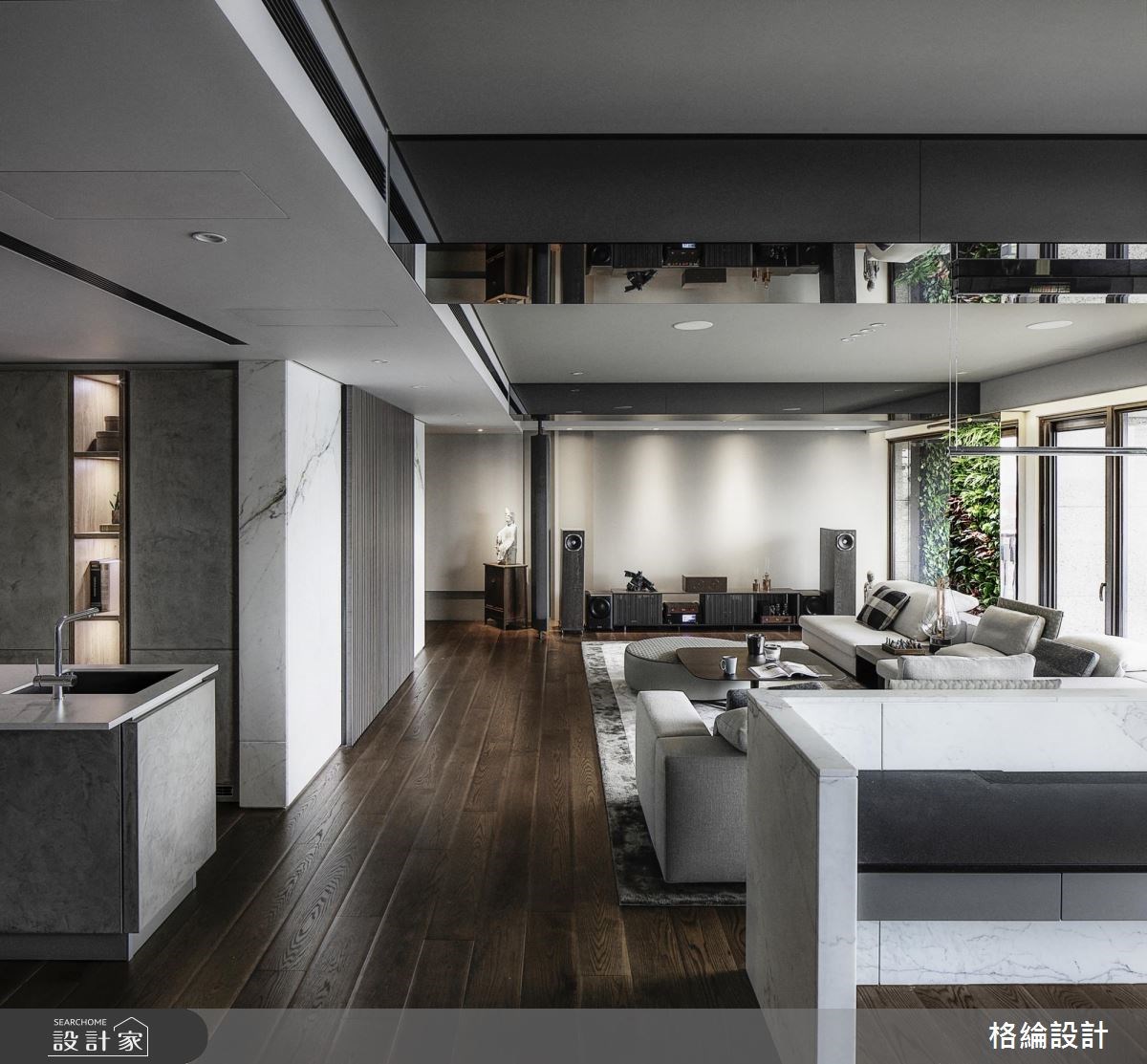 70坪新成屋(5年以下)＿現代風客廳走廊案例圖片＿格綸設計 Guru Interior Design Consultant＿格綸_08之5