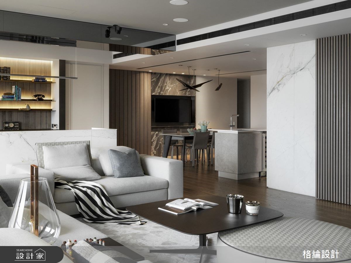 70坪新成屋(5年以下)＿現代風客廳案例圖片＿格綸設計 Guru Interior Design Consultant＿格綸_08之11