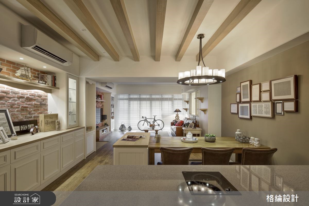 48坪新成屋(5年以下)＿鄉村風客廳餐廳案例圖片＿格綸設計 Guru Interior Design Consultant＿格綸_10之8