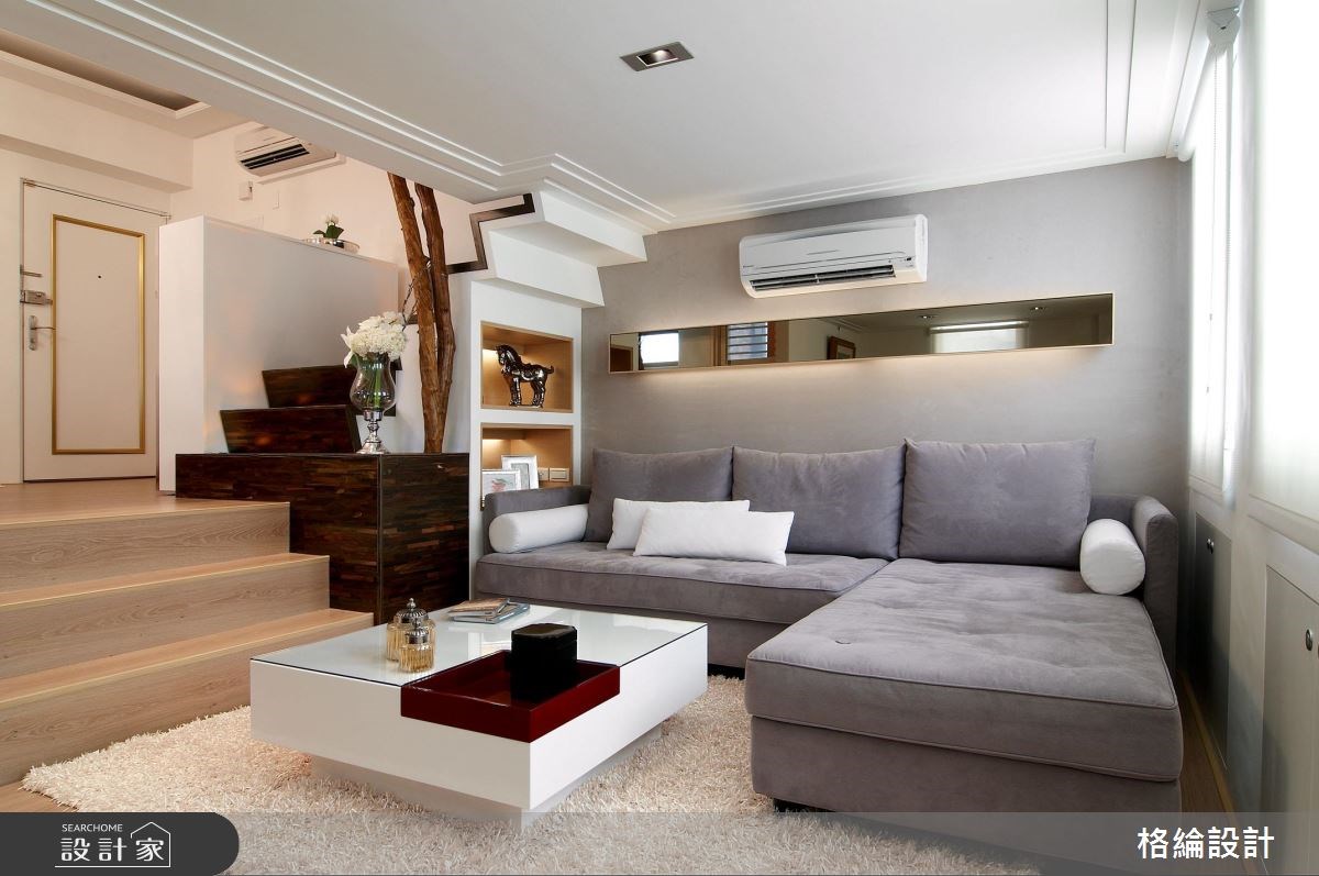 22坪中古屋(5~15年)＿休閒風客廳樓梯案例圖片＿格綸設計 Guru Interior Design Consultant＿格綸_13之2