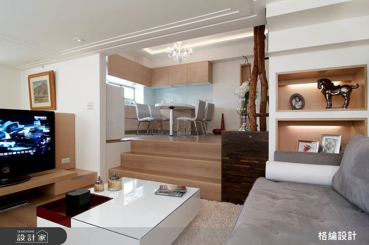 22坪中古屋(5~15年)＿休閒風客廳餐廳廚房案例圖片＿格綸設計 Guru Interior Design Consultant＿格綸_13之3