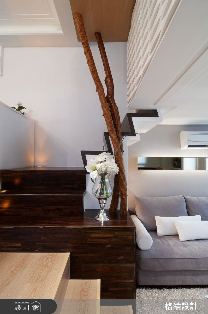 22坪中古屋(5~15年)＿休閒風樓梯案例圖片＿格綸設計 Guru Interior Design Consultant＿格綸_13之4