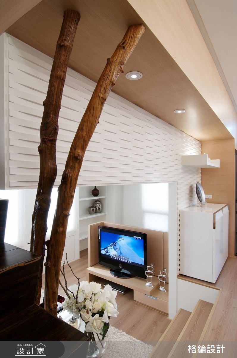 22坪中古屋(5~15年)＿休閒風客廳樓梯案例圖片＿格綸設計 Guru Interior Design Consultant＿格綸_13之7