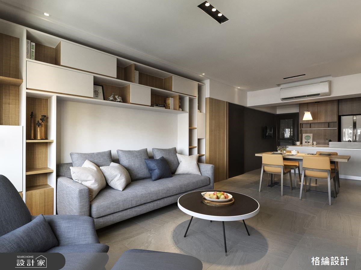 25坪中古屋(5~15年)＿簡約風客廳餐廳案例圖片＿格綸設計 Guru Interior Design Consultant＿格綸_17之4