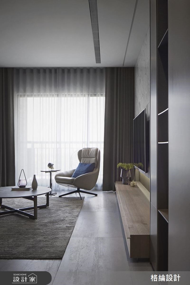30坪新成屋(5年以下)＿現代風客廳案例圖片＿格綸設計 Guru Interior Design Consultant＿格綸_19之1