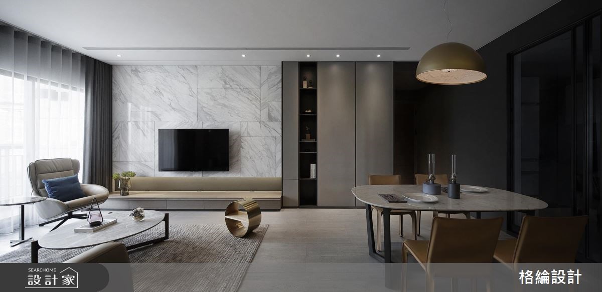 30坪新成屋(5年以下)＿現代風客廳餐廳案例圖片＿格綸設計 Guru Interior Design Consultant＿格綸_19之2