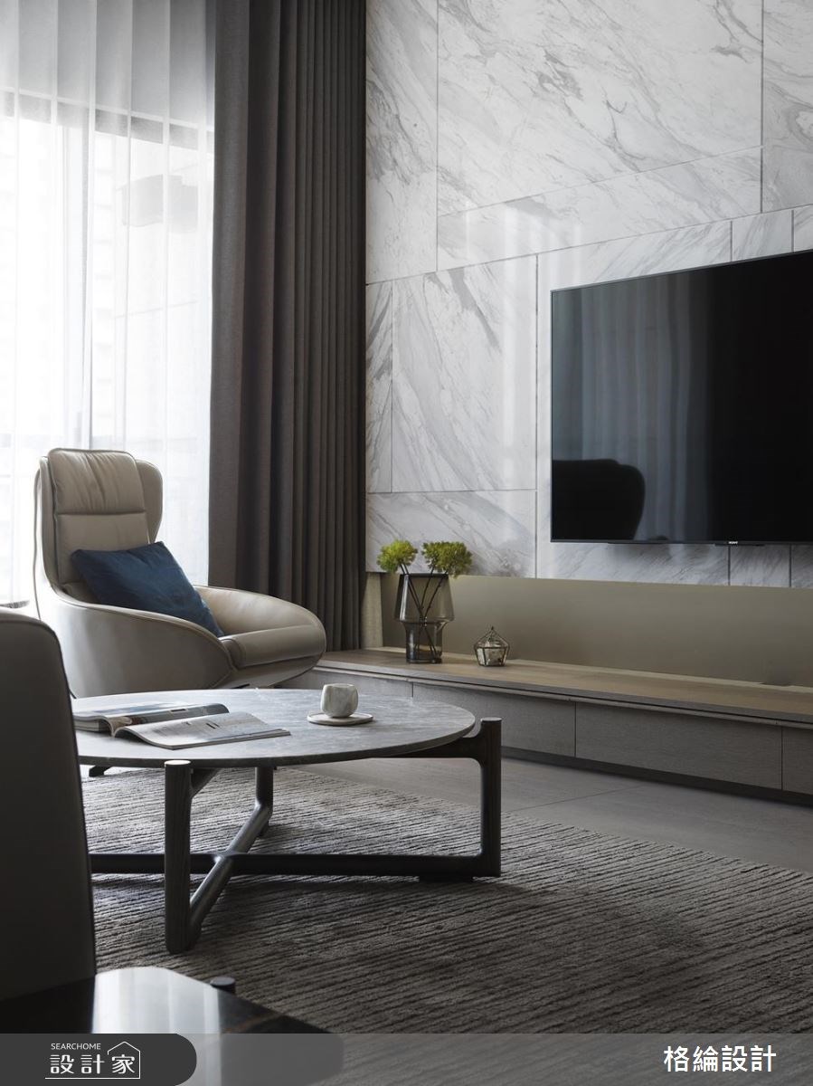 30坪新成屋(5年以下)＿現代風客廳案例圖片＿格綸設計 Guru Interior Design Consultant＿格綸_19之4