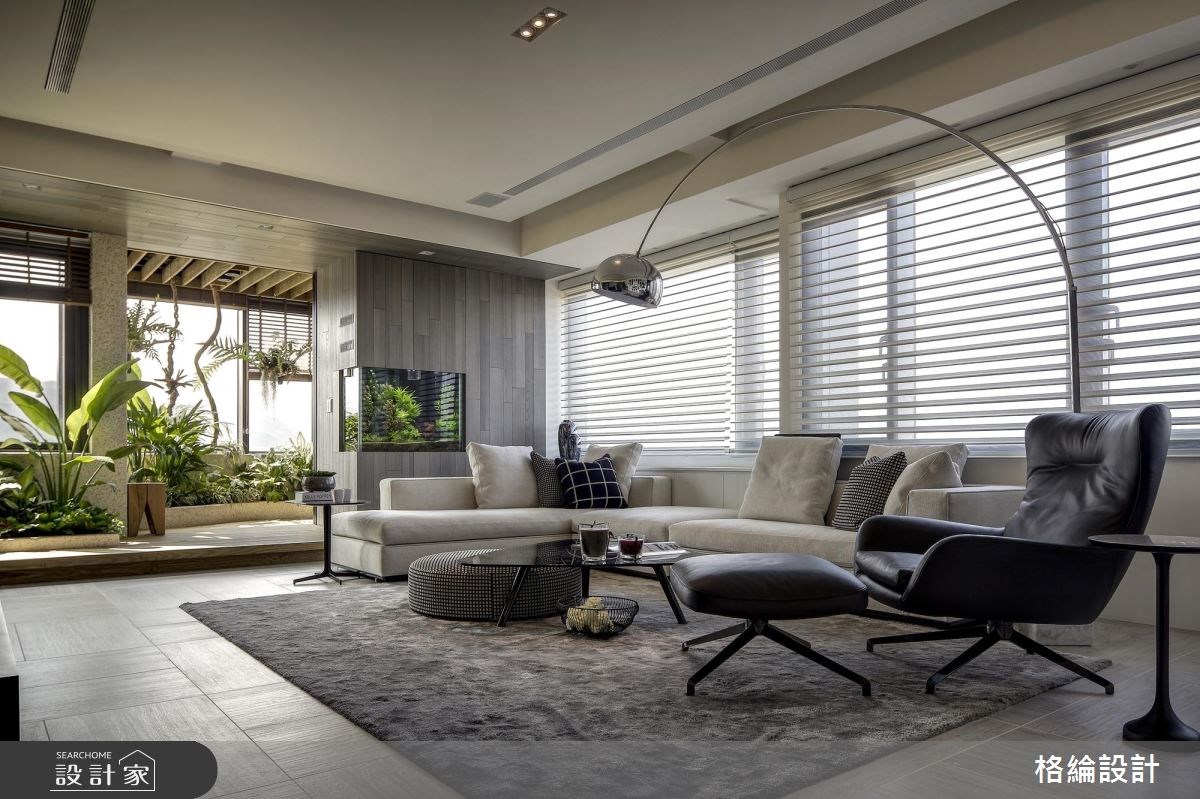 60坪新成屋(5年以下)＿現代風客廳案例圖片＿格綸設計 Guru Interior Design Consultant＿格綸_22之2