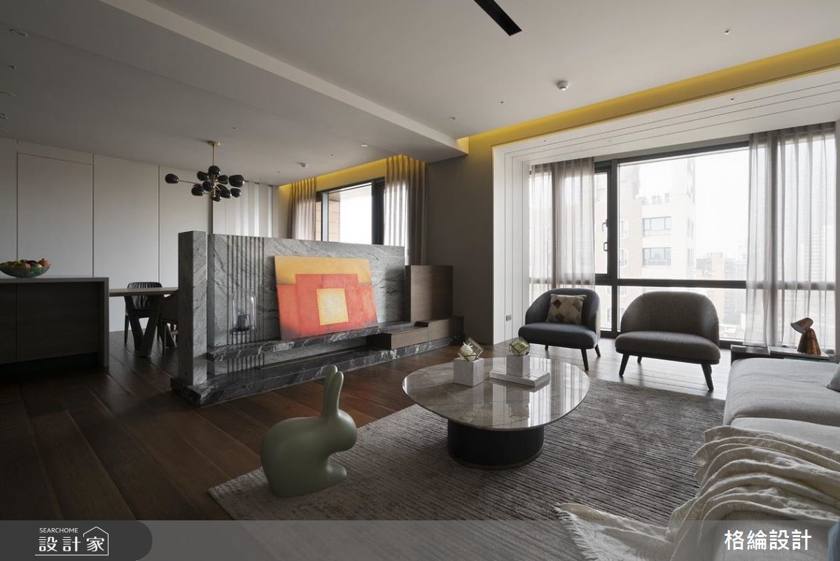 48坪新成屋(5年以下)＿現代風客廳案例圖片＿格綸設計 Guru Interior Design Consultant＿格綸_23之4