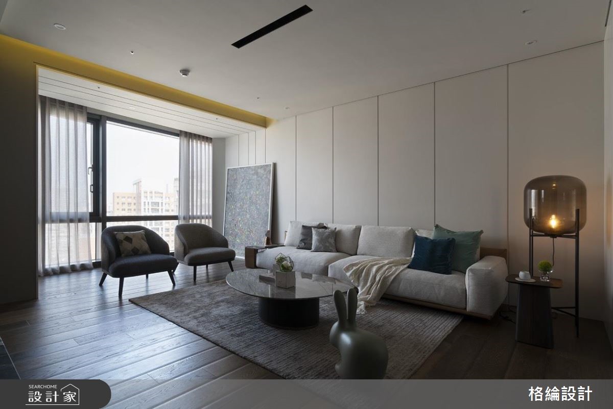 48坪新成屋(5年以下)＿現代風客廳案例圖片＿格綸設計 Guru Interior Design Consultant＿格綸_23之3