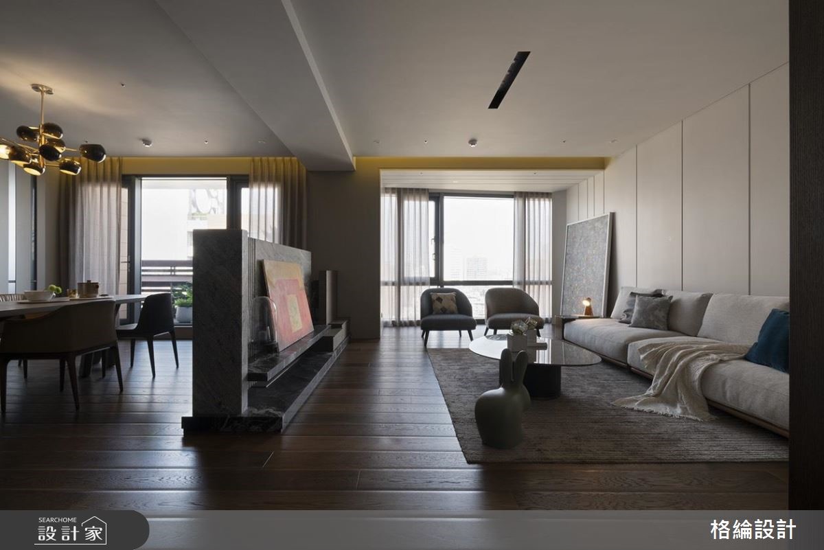 48坪新成屋(5年以下)＿現代風客廳案例圖片＿格綸設計 Guru Interior Design Consultant＿格綸_23之2