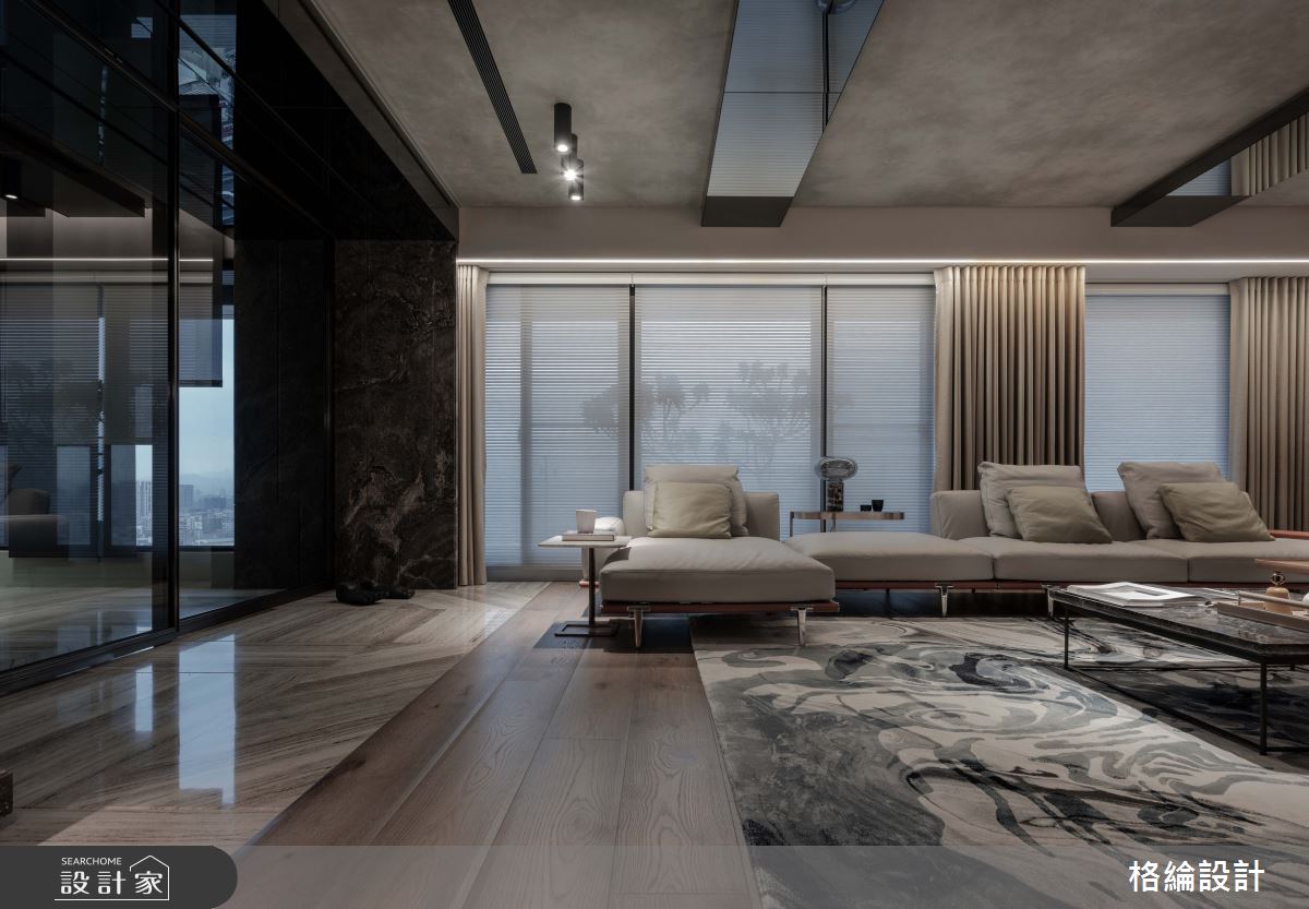 70坪＿現代風客廳案例圖片＿格綸設計 Guru Interior Design Consultant＿格綸_25之8