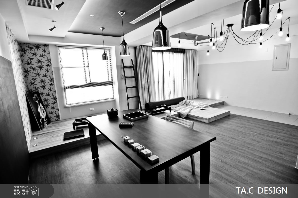 25坪新成屋(5年以下)＿混搭風客廳餐廳工作區案例圖片＿太工創作設計＿太工_01之3