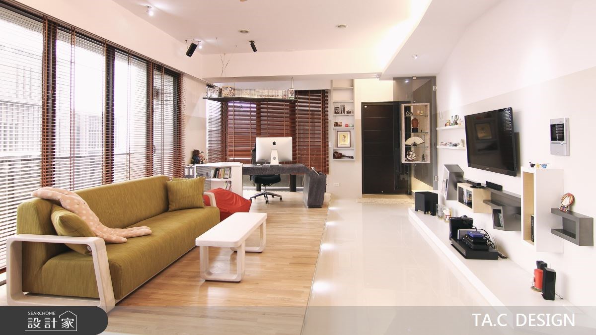 25坪新成屋(5年以下)＿北歐風客廳工作區案例圖片＿太工創作設計＿太工_02之3