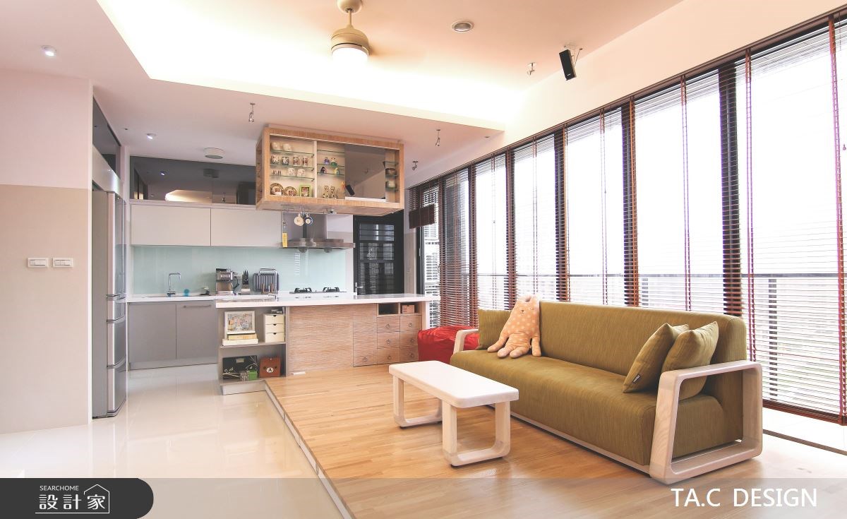 25坪新成屋(5年以下)＿北歐風客廳廚房吧檯案例圖片＿太工創作設計＿太工_02之4