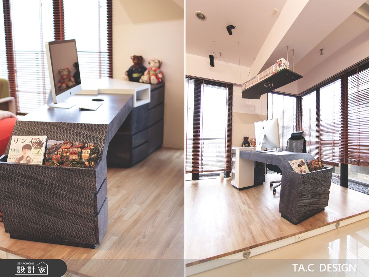 25坪新成屋(5年以下)＿北歐風工作區案例圖片＿太工創作設計＿太工_02之6