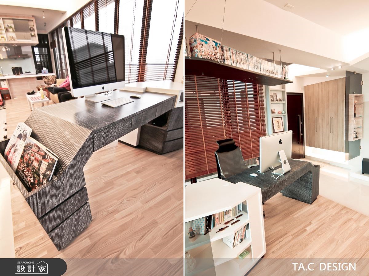 25坪新成屋(5年以下)＿北歐風工作區案例圖片＿太工創作設計＿太工_02之7