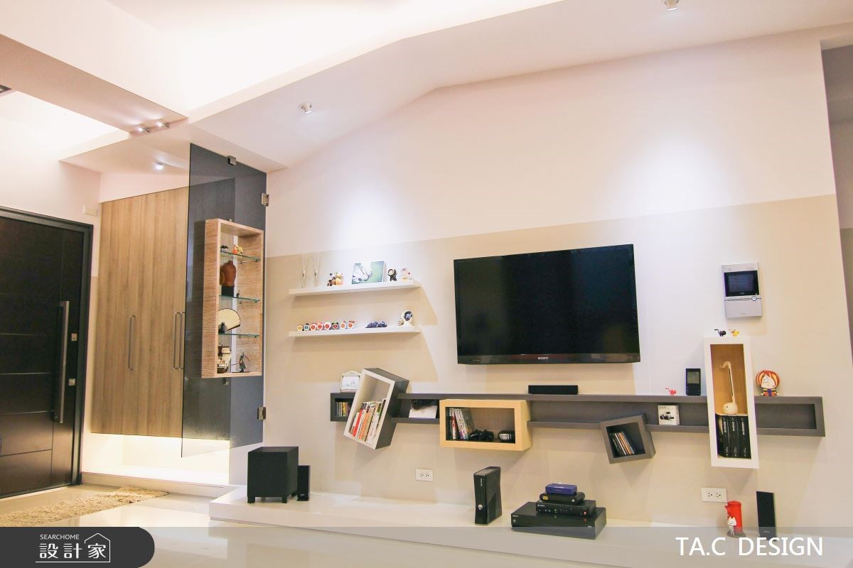 25坪新成屋(5年以下)＿北歐風玄關客廳案例圖片＿太工創作設計＿太工_02之20